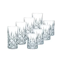 Nachtmann Nobelesse Gläser 4 Longdrinkgläser 4 Whiskygläser -Küchendiscounter 003ffb021724cc09e32770486a33bf7b
