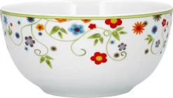 Van Well Frühstücksset 18-tlg. Für 6 Personen Serie Vario Porzellan - Farbe Wählbar, Farbe:flowers -Küchendiscounter 0422e30a32183be1889a7eeac197fe8d