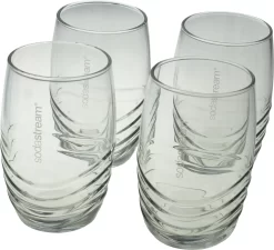 Sodastream Trinkglas 4er-Pack, Passend Zu Sodastream-Glaskaraffen -Küchendiscounter 04f460d0ed863c2824524404a8c3cdde