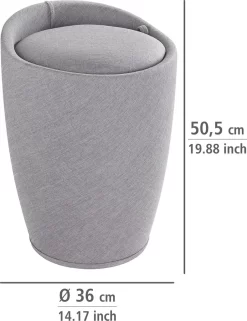 Wenko Hocker Candy Light Grey Leinenoptik, Mit Wäschesack 15 Wenko Hocker Candy Light Grey Leinenoptik, Mit Wäschesack -Küchendiscounter 09edcfb8444b58209f82078af5e2d1a8