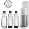 SODASTREAM DUOBICB - Weiße DUO-Maschine Pack 4 Flaschen (2 DUO-Dekanter + 2 Fuse LV) + 1 CQC-Austauschzylinder