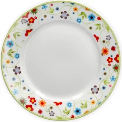Van Well Frühstücksset 18-tlg. Für 6 Personen Serie Vario Porzellan - Farbe Wählbar, Farbe:flowers -Küchendiscounter 0c02228120aa1107a7408244b45b0cee
