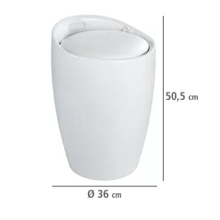 Wenko Hocker Candy White, Mit Wäschesack 19 Wenko Hocker Candy White, Mit Wäschesack -Küchendiscounter 0f42676080bef808817f1986e51a348b