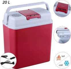 AREBOS 20 Liter Kühlbox Elektrisch, Klein, Zum Kühlen Und Warmhalten, Mit ECO Modus, 12/230 V Für Auto Und Steckdose, Kühltasche, Isoliertasche -Küchendiscounter 10abc1976696d38982c2c972dc4ef02d