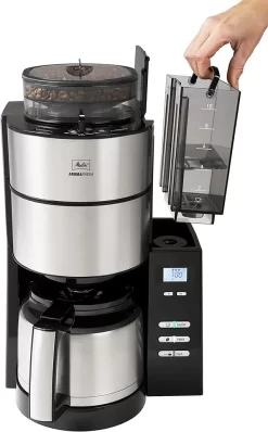 Melitta Aroma Fresh Therm - Kaffeemaschine - Edelstahl/schwarz -Küchendiscounter 11d5461586ae7fd668d412c3c9422c15
