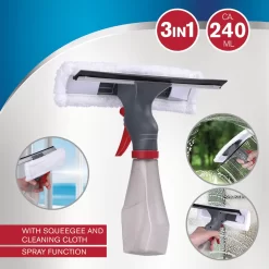 Dirt Devil 3-in-1 Fensterreiniger Mit Sprühfunktion - Fensterabzieher, Reinigungstuch Und Behälter - 240ML - Grau/Rot 10 Dirt Devil 3-in-1 Fensterreiniger Mit Sprühfunktion - Fensterabzieher, Reinigungstuch Und Behälter - 240ML - Grau/Rot -Küchendiscounter 13c7cec9f9a67f8f9b73344e9c73ebb3