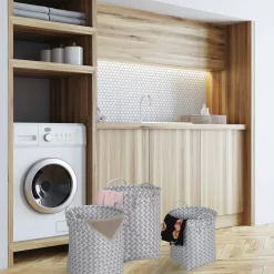 Relaxdays Wäschekorb Geflochten 3er Set -Küchendiscounter 15b96b1ddfd4c928782afd7279134230