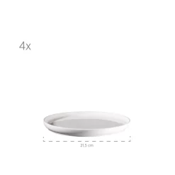 Mäser 931617 Kombiservice Finaro Für 4 Personen, Porzellan, Weiß (1 Set, 16-teilig) -Küchendiscounter 17b9abe6beb514bb37d75feb764637b8