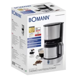 Bomann Thermo-Kaffeeautomat KA 6037 CB Edelstahl/schwarz -Küchendiscounter 17c3841ac25ed87e4b988e831c7b8876