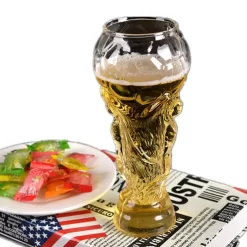 Glas Kelch Becher Weinglas Fußball Becher Bar Glas 450Ml Weingläser Whisky Cup Bier Cup Becher Saft Cup High Borosilicat -Küchendiscounter 1862f4223d476a129fef110a59c50412