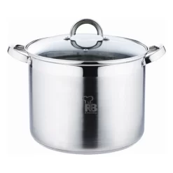 Renberg Induktion Kochtopf + Glasdeckel Topf Suppentopf 12 L RB-2262