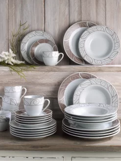 WELLCO Tafelset Grenoble Porzellan 12teilig -Küchendiscounter 1b7b726a52d8e8affe080fe98c4ad2c7