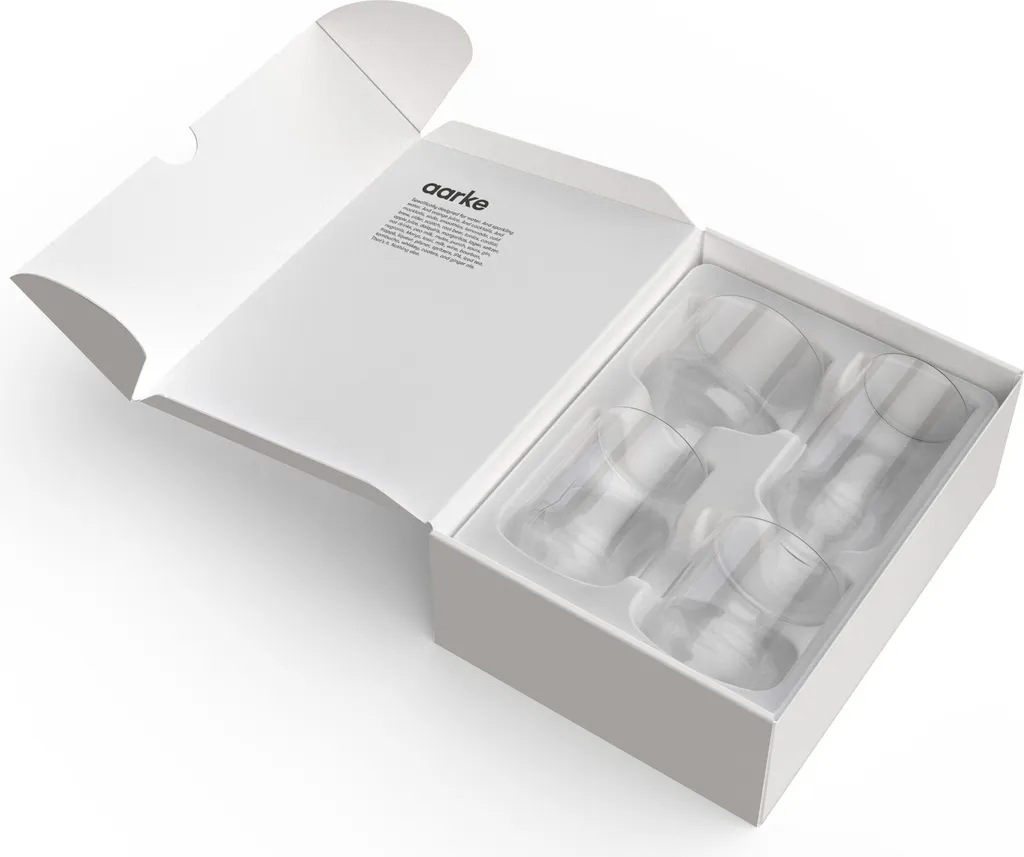 AARKE Gläser 4er Set Nesting Glasses 4x 290ml Kristallglas Stapelbar Trinkgläser 9 AARKE Gläser 4er Set Nesting Glasses 4x 290ml Kristallglas Stapelbar Trinkgläser – Bild 9