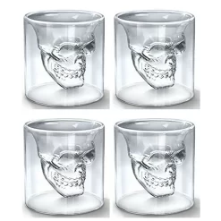 Skull-in-glass Winkee 4 Schnapsgläser Shot Glas Totenkopf Schädel 25ml Partyglas Weingläser -Küchendiscounter 1bbed6c95cc990a6fd89ad9b903024c1