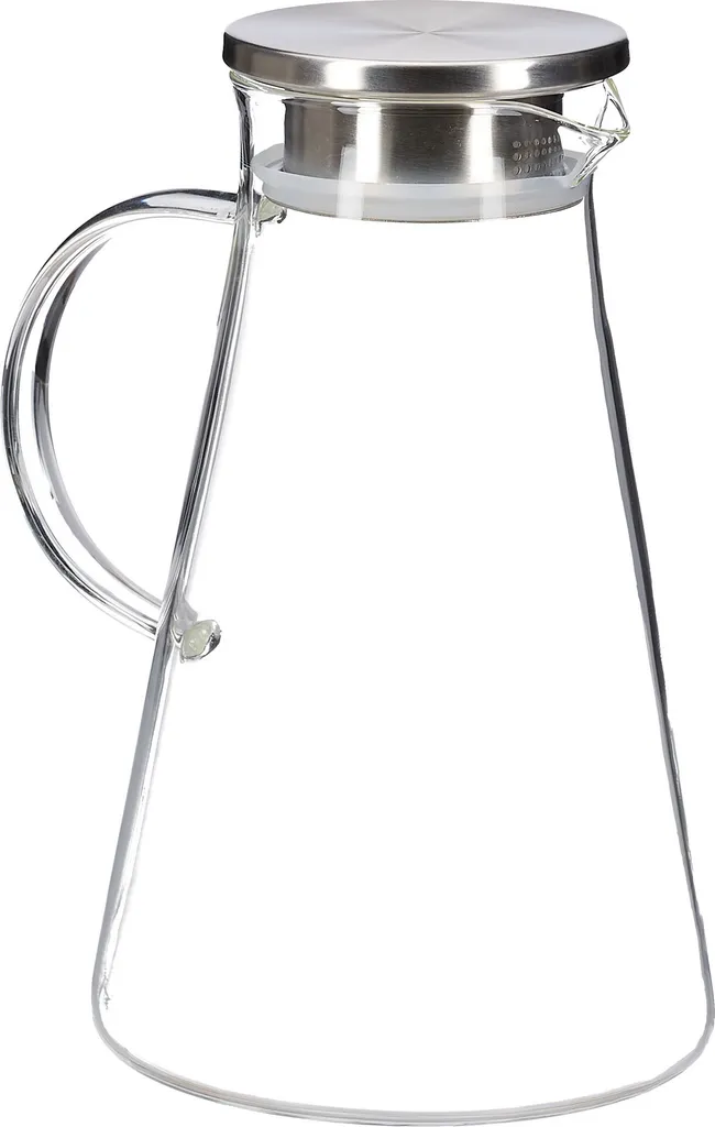 Relaxdays Glaskaraffe Mit Deckel 1,8 Liter 15 Relaxdays Glaskaraffe Mit Deckel 1,8 Liter – Bild 15