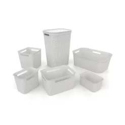 ROTHO Wäschesammler 50 L BRISEN, Farbe:Anthrazit -Küchendiscounter 1cb1f71eed1a6878121dc325a92e642f