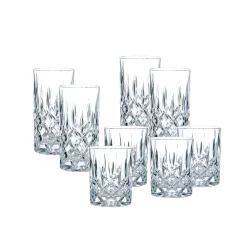 Nachtmann Nobelesse Gläser 4 Longdrinkgläser 4 Whiskygläser -Küchendiscounter 1ccca00ffcbc974232867357c09b042d