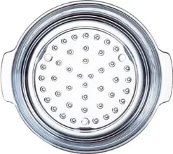 Dämpfeinsatz Glaseinsatz Sieb Mantowarka Dampfkocher Mantykocher Pyrex 20 Cm