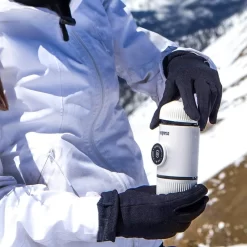 WACACO Nanopresso Tragbare Espressomaschine, Mit Nanopresso-Etui, Upgrade-Version Von Minipresso, Reisekaffeemaschine, Kaffee-To-Go, Manuell Betrieben, Weiß, Nachhaltig -Küchendiscounter 2367198c884b6abb03de1d472de3f10a