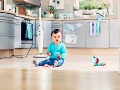 Leifheit Dampfreiniger CleanTenso Inkl. 2er Set Ersatz-Wischbezüge -Küchendiscounter 24941f7e51348d5d42cece740e15880f