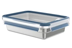 Emsa Frischhaltedose CLIP & CLOSE STEEL 1,2 Liter Blau -Küchendiscounter 269517f12ed9052c0b0750ffb0695791