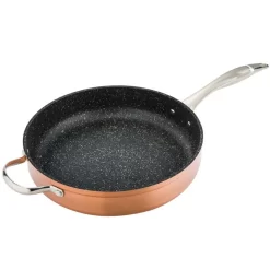 Excellence Sauteuse Ø28 Cm By Kitchen Pro - Schmorpfanne 28cm Mit Deckel, Pfanne, Aus Kupfer Und Rostfreiem Edelstahl, Induktion -Küchendiscounter 285f7e5e46cbf3227e608eab06e231ba