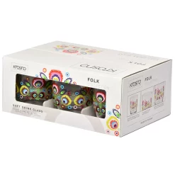 KROSNO Folk Bunt Wassergläser, 6er-Set, 250 Ml 12 KROSNO Folk Bunt Wassergläser, 6er-Set, 250 Ml -Küchendiscounter 288171c3e4fb1dd4ebc45b48b0581ec5
