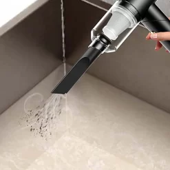 Handstaubsauger Kabellos, Tragbarer Handstaubsauger Für Auto Und Zuhause, Leichter Kabelloser Wiederaufladbarer Staubsauger Mit 9000 PA Starker Saugkraft,Black -Küchendiscounter 2bca0829d179a44920c0bfcd511c88b0