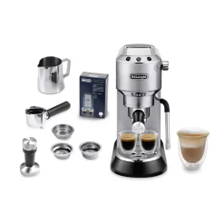 De'Longhi Dedica Arte EC885.M Siebträger-Espressomaschine 15 Bar Milchschaumdüse