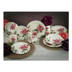 CreaTable 22445 Kombiservice Rosemary Für 4 Personen, Steingut, Mehrfarbig (1 Set, 16-teilig) -Küchendiscounter 2c9988c8877cd471718dc925472cf765