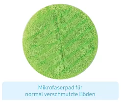 Hurricane Floating Mop Ersatz-Pads – Mikrofaser-Pads Für Den Akku Wischer Floating Mop – Saugfähige Wischmopp-Pads – 2x Mikrofaser-Pad, 2x Scheuer-Pad, 2x Polier-Pad -Küchendiscounter 2cd97d6f2afe6e15ef76755a42178cea