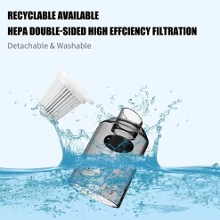 Handstaubsauger Kabellos, Tragbarer Handstaubsauger Für Auto Und Zuhause, Leichter Kabelloser Wiederaufladbarer Staubsauger Mit 9000 PA Starker Saugkraft,Black -Küchendiscounter 2e0f790e6509dd4398be3ad10909ca77