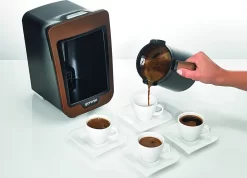 Gorenje ATCM730T, Türkische Kaffeemaschine, 0,27 L, Gemahlener Kaffee, 730 W, Schwarz, Braun 13 Gorenje ATCM730T, Türkische Kaffeemaschine, 0,27 L, Gemahlener Kaffee, 730 W, Schwarz, Braun -Küchendiscounter 30ad3177980dec8b46b5f5d671094e9a