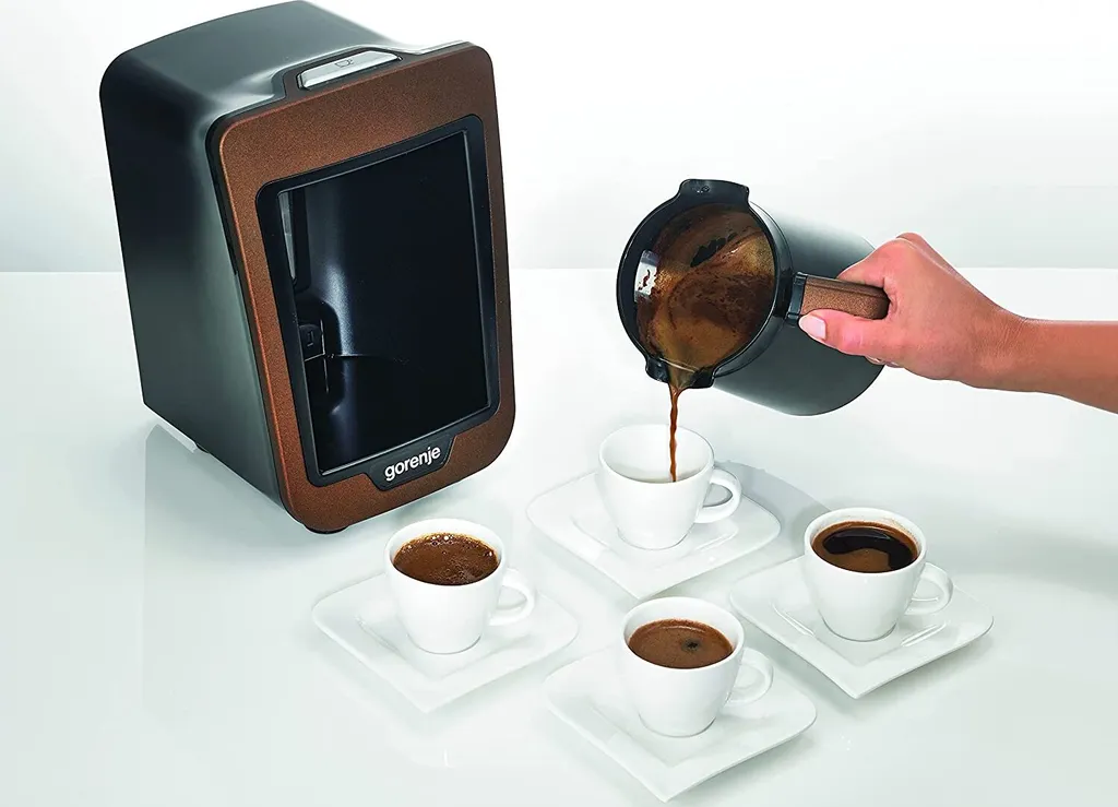 Gorenje ATCM730T, Türkische Kaffeemaschine, 0,27 L, Gemahlener Kaffee, 730 W, Schwarz, Braun 6 Gorenje ATCM730T, Türkische Kaffeemaschine, 0,27 L, Gemahlener Kaffee, 730 W, Schwarz, Braun – Bild 6