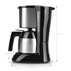 Kaffeemaschine Filter Kaffeemaschine 10 Tassen Thermoskanne Edelstahl Glaskanne -Küchendiscounter 31b8f3b7e50218c04b8e8224848a9209