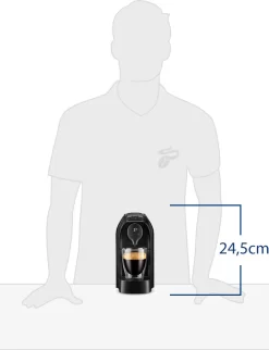 Tchibo Cafissimo Easy Kaffeemaschine Kapselmaschine Inkl. 30 Kapseln Für Caffè Crema, Espresso Und Kaffee, Schwarz -Küchendiscounter 373975feaf21218f79c9663ecd5ef8d4