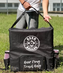 BeerBaller® Travel Bag - Beer Pong Tisch Tragetasche Inkl. Kühl- Und Becherfach -Küchendiscounter 384876d3547a1a00986c82a6729a81d5
