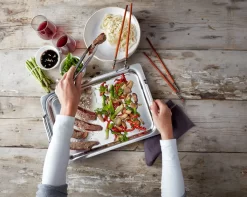 Demeyere Teppanyaki 40850-956-0 Bratpfanne, Edelstahl, Induktionsherd-geeignet -Küchendiscounter 3ae981b1e134214f91e26fc41f1aabe3