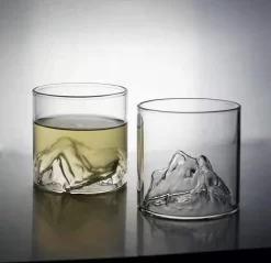 4 Stk/Set 200ml Mountain Whiskygläser Whiskey Glasses Set,für Scotch Und Whisky Liebhaber,Geschenk Für Männer, Vatertagsgeschenk -Küchendiscounter 3b2f2fc1cfe795fcb5a1b06235f9410f