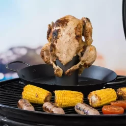 Jamie Oliver BBQ Hähnchenbräter Profi Chicken Bräter Hähnchengriller Hähnchen Bier Bierdose Hähnchenhalter Grillschale Grillpfanne -Küchendiscounter 3ee4aaec14e35501d6eee4d2af2e843e