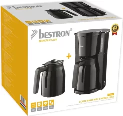 Bestron Kaffeemaschine Mit 2 Thermokannen ACM900TD 900 W Schwarz 17 Bestron Kaffeemaschine Mit 2 Thermokannen ACM900TD 900 W Schwarz -Küchendiscounter 3ef1f9d38f4f36d7ecc85f295e9f8782