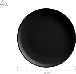 Mäser 931961 Kombiservice Alenia Für 4 Personen, Steinzeug, Schwarz (1 Set, 16-teilig) -Küchendiscounter 3f0a36ee2e890340cca4de71f2322dc3