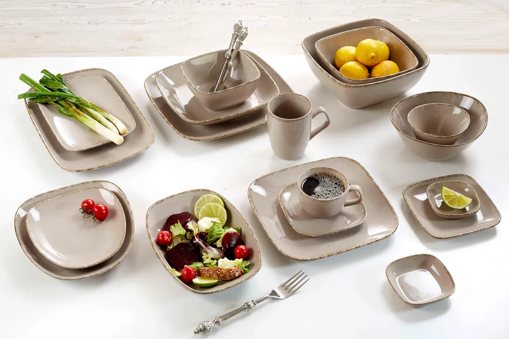 Kaffee- Und Tafelservice 60 Tlg. Casa Grau 1 Kaffee- Und Tafelservice 60 Tlg. Casa Grau