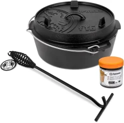 Petromax Feuertopf Dutch Oven Set Pflegepaste Deckelheber FT6 Planer Boden -Küchendiscounter 40420081655bbb3e0ea077d87900e069