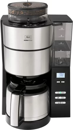 Melitta Aroma Fresh Therm - Kaffeemaschine - Edelstahl/schwarz -Küchendiscounter 42d449771ddca3e0732354d116600c9d