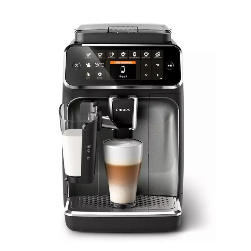 Philips 4300 Series EP4346/70 Kaffeevollautomat, 8 Kaffeespezialitäten Mit LatteGo Milchsystem 1 Philips 4300 Series EP4346/70 Kaffeevollautomat, 8 Kaffeespezialitäten Mit LatteGo Milchsystem