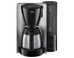 Bosch TKA6A683 ComfortLine Thermo-Filterkaffeemaschine Kunststoff Mit Edelstahl Edelstahl, Schwarz