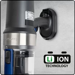 ProfiCare PC-BS 3085 A Akku Bodenstaubsauger, Eco-Cyclon-Twin-Spin Akku-Sauger Mit 25,9 V Lithium-Ionen-Akku (2200 MAh), Anthrazit-blau -Küchendiscounter 46c1174880dfc86faf7741289efb8b93