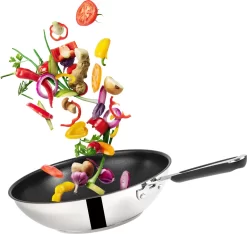 Tefal E76 Jamie Oliver Pfannenset Induktion 6 TLG Set 12,- Hohe Wokpfanne Mit Deckel 28cm, Pfanne 28 Cm + 24cm, Edelstahl 18/10 Rostfrei, Spülmaschinenfest, Antihaft-beschichtet -Küchendiscounter 46e90739fd476141bd9ea7e87d1b3dff