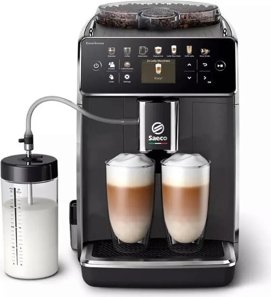 Philips Saeco SM6580/10 GranAroma Kaffeevollautomat Mit Farbigem Display Edelstahl 2 Philips Saeco SM6580/10 GranAroma Kaffeevollautomat Mit Farbigem Display Edelstahl – Bild 2